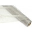 Crinkle Sheer Fabric Roll: Silver