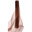 Crinkle Sheer Fabric Roll: Chocolate Brown