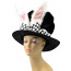 Velvet Rabbit Ears Top Hat