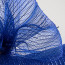 21" Poly Deco Mesh: Metallic Royal Blue