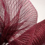 21" Poly Deco Mesh: Metallic Burgundy & Red
