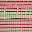 21" Poly Deco Mesh: Deluxe Thin Stripe Red/Lime