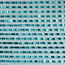 21" Poly Deco Mesh: Deluxe Wide Foil Turquoise