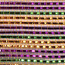 21" Poly Deco Mesh: Deluxe Wide Foil Mardi Gras Stripe