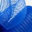 10" Poly Deco Mesh: Metallic Royal Blue
