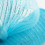 10" Poly Deco Mesh: Metallic Turquoise