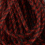 Deco Flex Tubing Ribbon: Striped Red/Black (30 Yards)