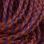 Deco Flex Tubing Ribbon: Striped Orange/Navy (30 Yards)