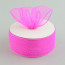 2.5" Poly Deco Mesh Ribbon: Hot Pink