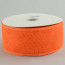 2.5" Poly Deco Mesh Ribbon: Orange