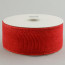 2.5" Poly Deco Mesh Ribbon: Red