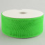 2.5" Poly Deco Mesh Ribbon: Lime Green