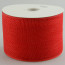 4" Poly Deco Mesh Ribbon: Red