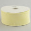 2.5" Poly Deco Mesh Ribbon: Cream & White