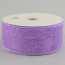 2.5" Poly Deco Mesh Ribbon: Metallic Lavender
