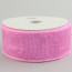 2.5" Poly Deco Mesh Ribbon: Metallic Pink