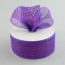 2.5" Poly Deco Mesh Ribbon: Metallic Purple