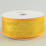 2.5" Poly Deco Mesh Ribbon: Metallic Gold