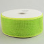 2.5" Poly Deco Mesh Ribbon: Metallic Apple Green