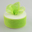 2.5" Poly Deco Mesh Ribbon: Metallic Apple Green