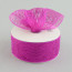 2.5" Poly Deco Mesh Ribbon: Metallic Fuchsia Pink