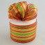 4" Poly Deco Mesh Ribbon: Premium Holiday Stripe