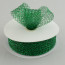 1.5" Deco Flex Mesh Ribbon: Metallic Emerald Green