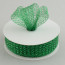 1.5" Deco Flex Mesh Ribbon: Laser Emerald Green