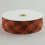 1.5" Deco Flex Mesh Ribbon: Orange/Black Plaid