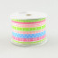 2.5" Lime/Pink/Blue Multi-Stripe Ribbon (10 Yds)