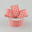 1.5" Red & White Houndstooth Ribbon (10 Yards)