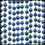 7mm Beads 33" Metallic Navy Blue