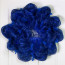 Wreath made with 21" Poly Mesh Roll: Metallic Navy Blue