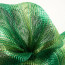 21" Poly Deco Mesh: Green & Lime Metallic OmbrÃ©