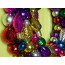 16" Mixed Ornament Christmas Wreath: Multi Color