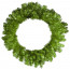 24" Tinsel Wreath: Lime Green
