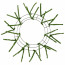 15-24" Tinsel Work Wreath Form: Green