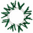 15-24" Work Wreath Form: Emerald Green