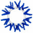 15-24" Work Wreath Form: Royal Blue