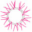 15-24" Tinsel Work Wreath Form: Hot Pink