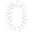 15-24" Oval Tinsel Work Wreath Form: White