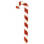 12" Tinsel Candy Cane Decoration