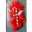 12" Tinsel Candy Cane Decoration